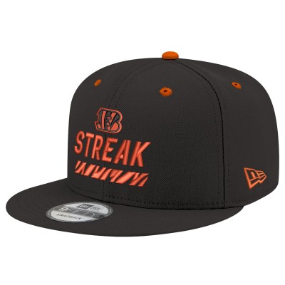 Бейсболка Cincinnati Bengals New Era Black STREAK Season Ticket Member 9FIFTY Snapback
