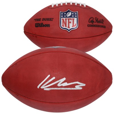 Kenneth Walker III Seattle Seahawks Autographed Fanatics Authentic Wilson Duke Full Color Football