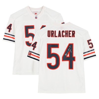 Игровая джерси Brian Urlacher Chicago Bears Autographed Fanatics Authentic White Mitchell & Ness 2000 Legacy with HOF 18 Inscription