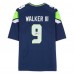 Kenneth Walker III Seattle Seahawks Autographed Fanatics Authentic College Navy Nike Game Jersey