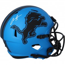 Aidan Hutchinson Detroit Lions Autographed Fanatics Authentic Riddell Rave Speed Replica Helmet