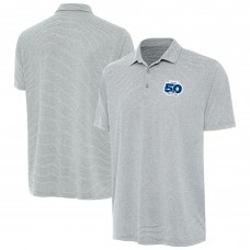 Seattle Seahawks Antigua Heather Gray 50th Season Scheme Polo