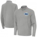 Seattle Seahawks Antigua Heather Gray 50th Season Subtle Quarter-Zip Pullover
