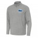 Seattle Seahawks Antigua Heather Gray 50th Season Subtle Quarter-Zip Pullover