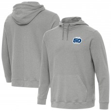 Seattle Seahawks Antigua Heather Gray 50th Season Cloud Pullover Hoodie