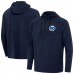 Seattle Seahawks Antigua College Navy 50th Season Spikes Raglan Quarter-Zip Hoodie