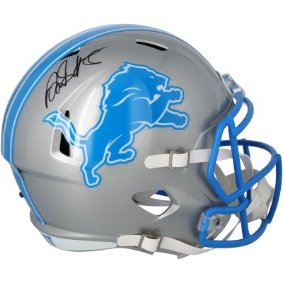 David Montgomery Detroit Lions Autographed Fanatics Authentic Riddell Speed Replica Helmet
