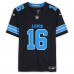 Игровая джерси Jared Goff Detroit Lions Autographed Fanatics Authentic Black Nike Vapor F.U.S.E. Limited