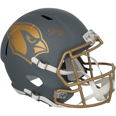 Trey McBride Arizona Cardinals Autographed Fanatics Authentic Riddell Slate Speed Replica Helmet