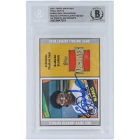 Eric Dickerson Los Angeles Rams Autographed 2001 Topps Archives Authentic Stadium Seat Relic #280 Beckett Fanatics Witnessed Authenticated Card