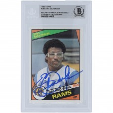 Eric Dickerson Los Angeles Rams Autographed 1984 Topps #280 Beckett Fanatics Witnessed Authenticated Rookie Card Eric Dickerson Los Angeles Rams Autographed 1984 Topps #280 Beckett Fanatics Witnessed Authenticated Rookie Card