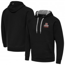 Cincinnati Bengals Antigua Black Streak Victory Pullover Hoodie