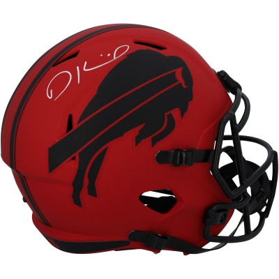 Dalton Kincaid Buffalo Bills Autographed Fanatics Authentic Riddell Rave Speed Replica Helmet