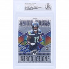 Jaxon Smith-Njigba Seattle Seahawks Autographed 2023 Panini Mosaic Introductions #I-7 Beckett Fanatics Witnessed Authenticated Rookie Card