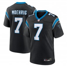 Игровая джерси Carolina Panthers Trevon Moehrig Nike Black Team Game