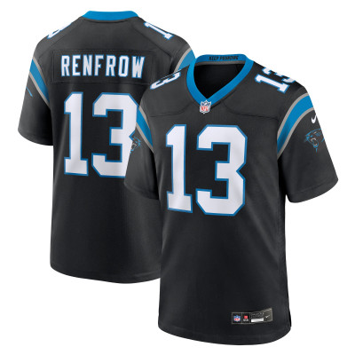 Джерси Carolina Panthers Hunter Renfrow Nike Black Team Game