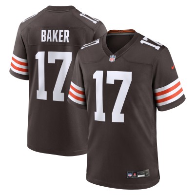 Cleveland Browns Jerome Baker Nike Brown Team Game Jersey