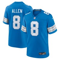 Игровая джерси Detroit Lions Kyle Allen Nike Blue Team Game