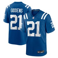 Indianapolis Colts DJ Giddens Nike Royal Team Game Jersey