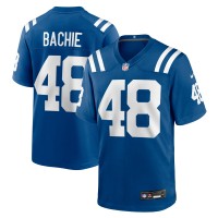 Indianapolis Colts Joe Bachie Nike Royal Team Game Jersey