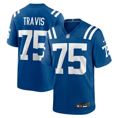 Indianapolis Colts Jalen Travis Nike Royal Team Game Jersey