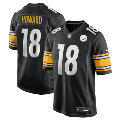 Джерси Pittsburgh Steelers Will Howard Nike Black Team Game