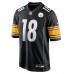 Игровая джерси Pittsburgh Steelers Will Howard Nike Black Team Game