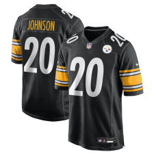 Джерси Pittsburgh Steelers Kaleb Johnson Nike Black Team Game Джерси Pittsburgh Steelers Kaleb Johnson Nike Black Team Game