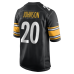 Джерси Pittsburgh Steelers Kaleb Johnson Nike Black Team Game