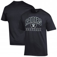 Las Vegas Raiders Champion Black Football T-Shirt