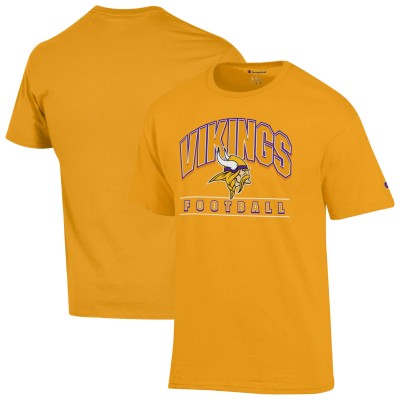 Minnesota Vikings Champion Gold Football T-Shirt