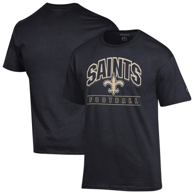New Orleans Saints Champion Black Football T-Shirt