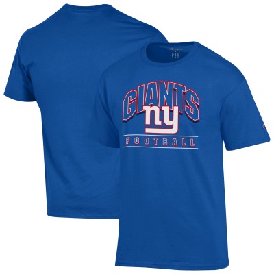New York Giants Champion Royal Football T-Shirt