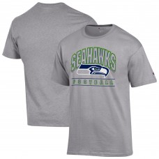 Seattle Seahawks Champion Heather Gray Football T-Shirt