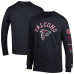 Футболка с длинным рукавом Atlanta Falcons Champion Black Seal Футболка с длинным рукавом Atlanta Falcons Champion Black Seal