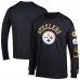 Pittsburgh Steelers Champion Black Seal Long Sleeve T-Shirt