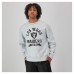 Las Vegas Raiders Champion Heather Gray Reverse Weave Fleece Pullover Sweatshirt