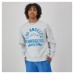 Los Angeles Chargers Champion Heather Gray Reverse Weave Fleece Pullover Sweatshirt