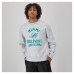 Miami Dolphins Champion Heather Gray Reverse Weave Fleece Pullover Sweatshirt