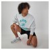 Miami Dolphins Champion Heather Gray Reverse Weave Fleece Pullover Sweatshirt