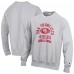 San Francisco 49ers Champion Heather Gray Reverse Weave Fleece Pullover Sweatshirt