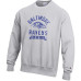 Свитшот Baltimore Ravens Champion Heather Gray Reverse Weave Fleece Pullover