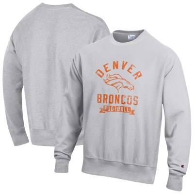 Кофта Denver Broncos Champion Heather Gray Reverse Weave Fleece