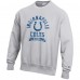 Indianapolis Colts Champion Heather Gray Reverse Weave Fleece Pullover Sweatshirt