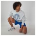 Indianapolis Colts Champion Heather Gray Reverse Weave Fleece Pullover Sweatshirt