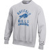 Свитшот Buffalo Bills Champion Heather Gray Reverse Weave Fleece Pullover