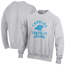 Свитшот Carolina Panthers Champion Heather Gray Reverse Weave Fleece Pullover Свитшот Carolina Panthers Champion Heather Gray Reverse Weave Fleece Pullover