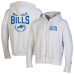 Толстовка Buffalo Bills Champion Heather Gray Reverse Weave Full-Zip Толстовка Buffalo Bills Champion Heather Gray Reverse Weave Full-Zip