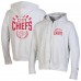 Kansas City Chiefs Champion Heather Gray Reverse Weave Full-Zip Hoodie
