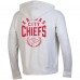 Kansas City Chiefs Champion Heather Gray Reverse Weave Full-Zip Hoodie